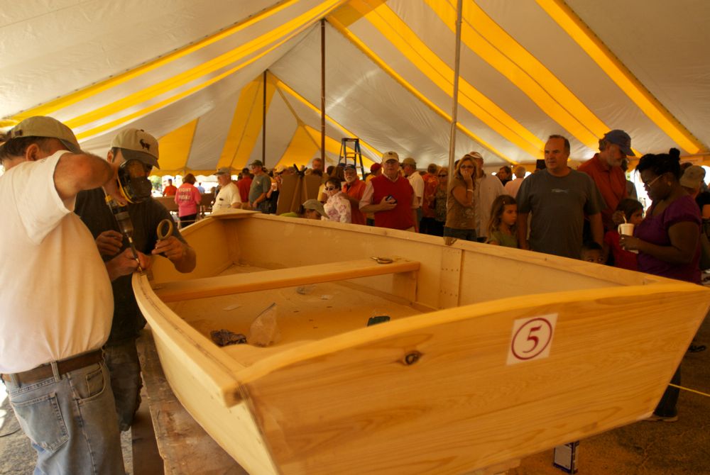 The Wooden Boat Challenge The Rowing Race Water Exhibits Land Exhibits 