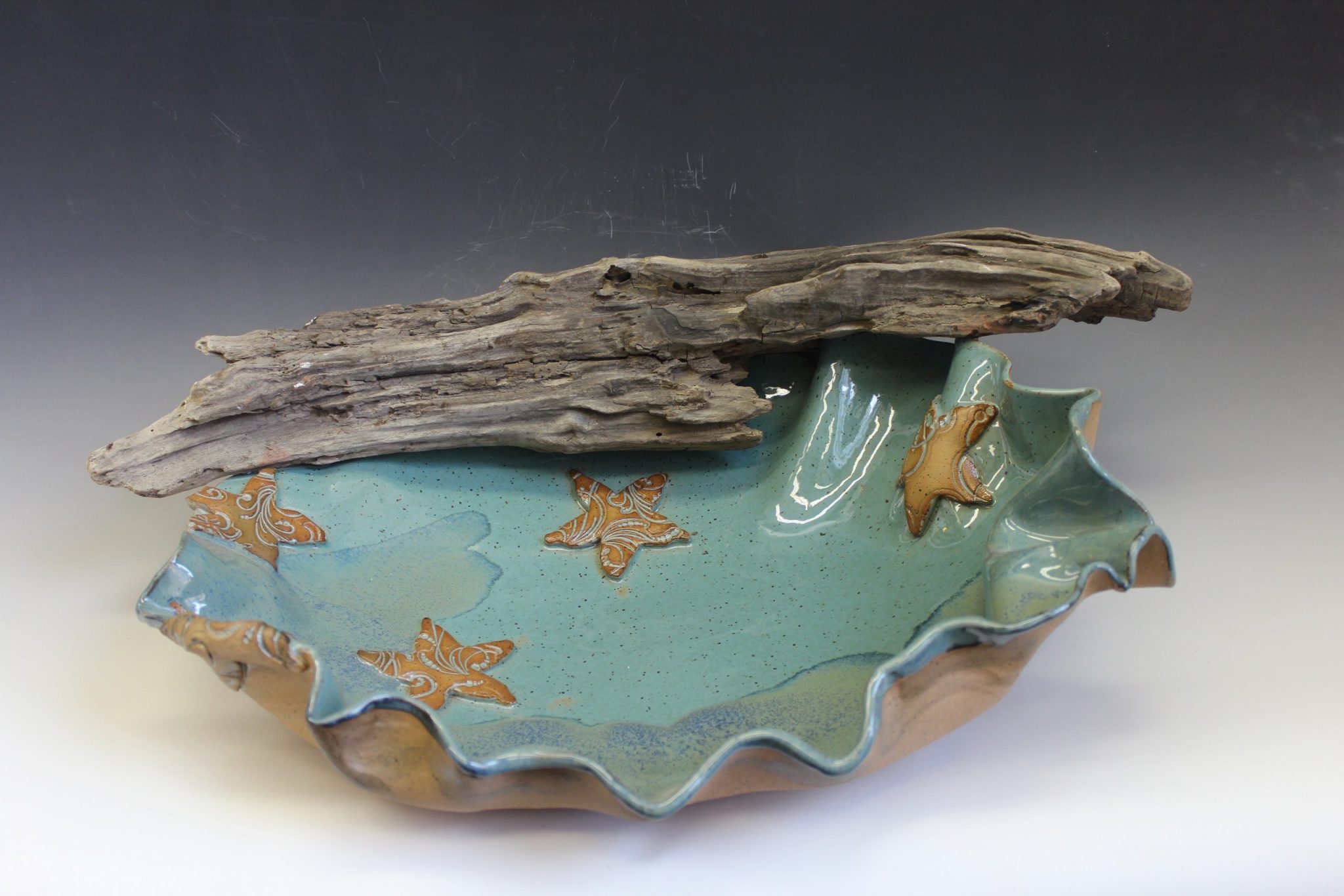 BlackCrowPottery Wooden Boat Show SC